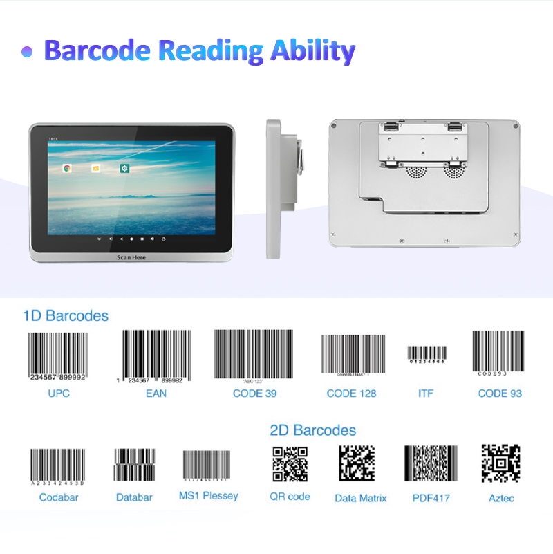 XT802D Retail Price Checker Kiosks Sale 1D PoE Touch Price Checker
