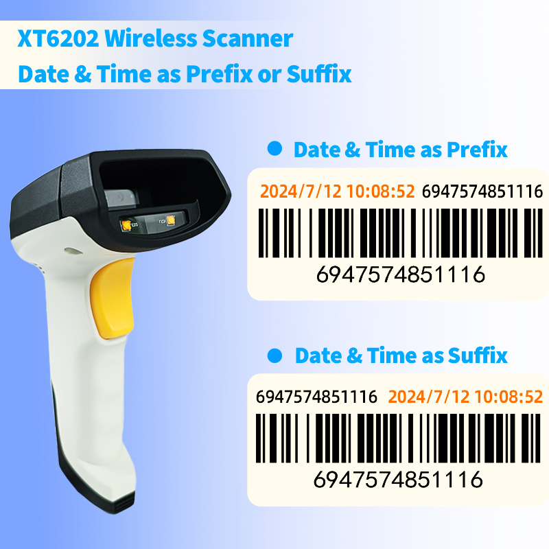 XT6202 XT6400 Timestamp Wireless Scanner