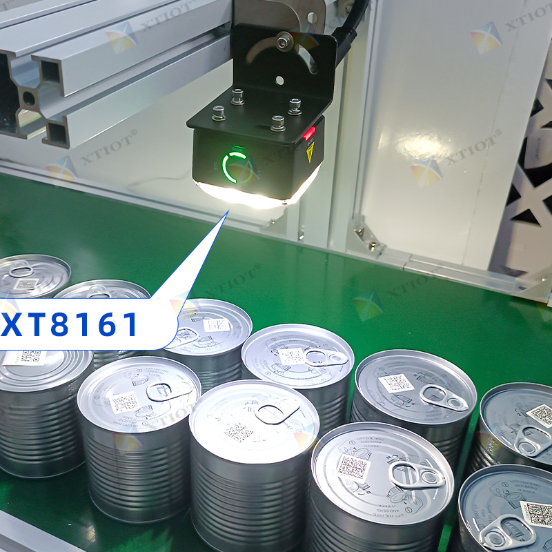 XT8161 XTIOT Skincare Product Traceability Scanner Alcohol Marking Conveyor Barcode Reader for Pharma