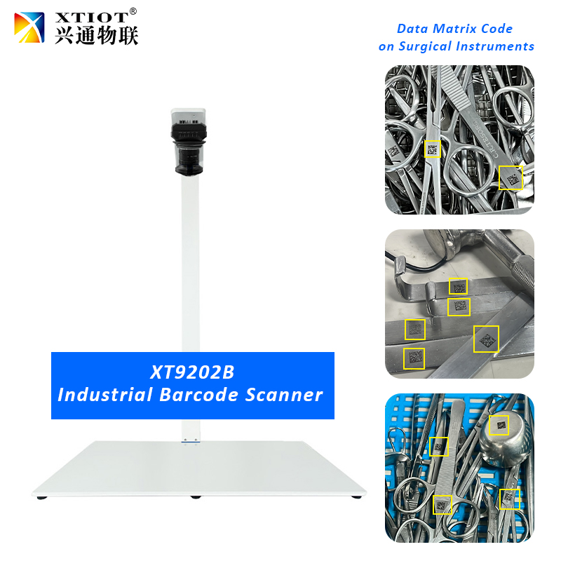 XT9202B XTIOT High Speed PCB Barcode Scanner Miniature Code Reading On Electronics Barcode Reader for Reflective Surfaces