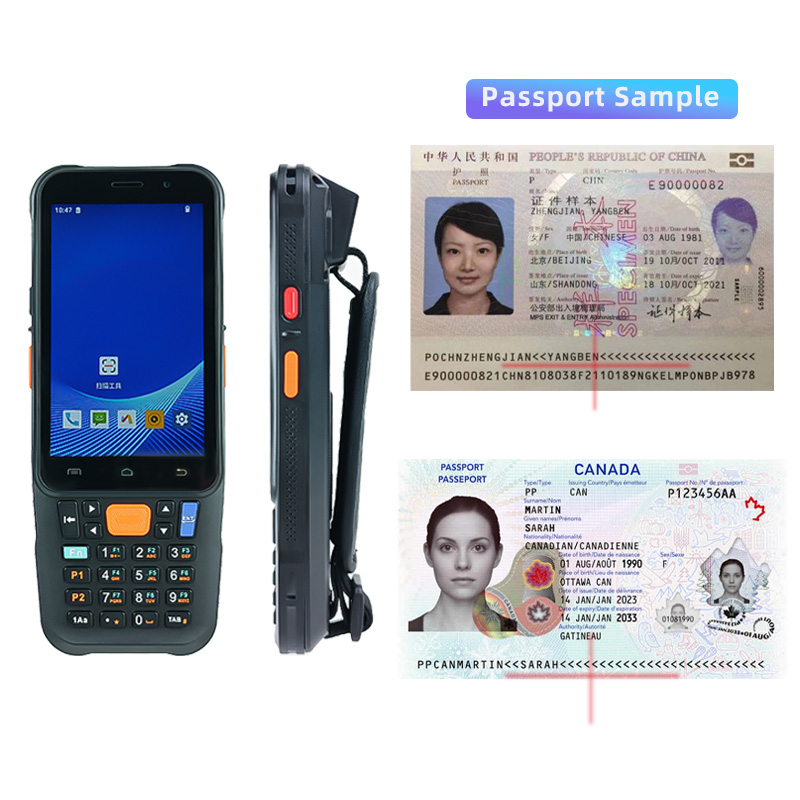 XT8001D Android 15 Passport Handheld Terminal PDA